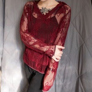 Lace Pullover